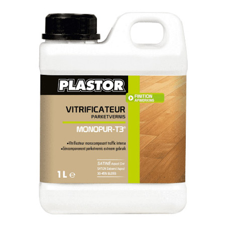 MonoPur-T 3 Vitrificateur Monocoposant Incolore Satiné - 5 L