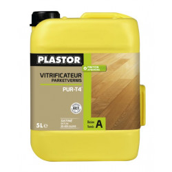 Pur-T 4 Vitrificateur Bi-Composant Incolore Satiné - 4,5 L