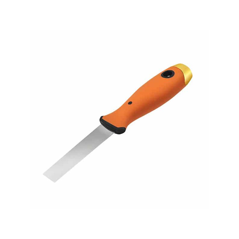 Couteau Type Américain Lame Inox Manche Bi-matière 10 cm