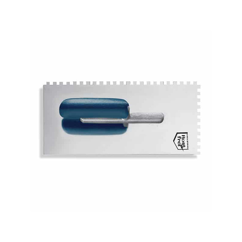 Platoir à Colle Lame Inox 0,7 mm - Denture 8 x 8 - 130 x 270 mm