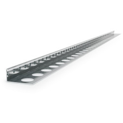 Profilé d'arrêt pour plaque de plâtre de 15 mm - 250 cm long 