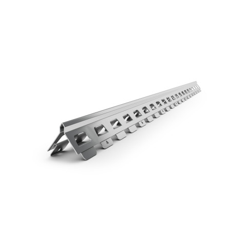 Cornière plâtrière perforée - 30 x 30 mm - enduit 8 mm - 300 cm de long 
