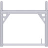 Alfix - Cadre en acier 2.00 x 0.73 m