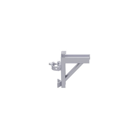 Alfix - Console en acier 0.36 m avec demi-collier sans raccord de tube