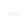Alfix - Double garde-corps en aluminium 2.57 m