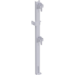 Alfix - Support de garde-corps intérieur en acier 1.00 m