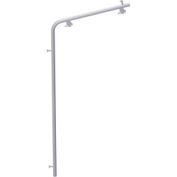 Alfix - Protection intempéries corniche en acier 2.00 m