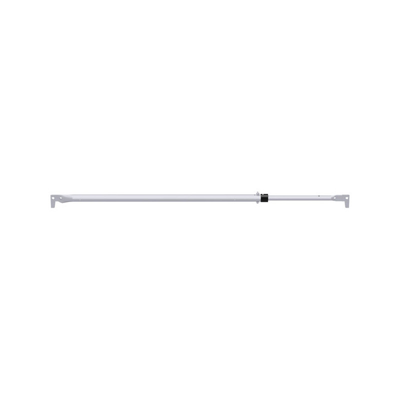 Alfix - Lisse téléscopique en acier 2.07 à 3.07 m