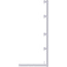 Alfix - Support filet de protection en acier 2.00 x 0.36/ 0.50/ 0.73 m