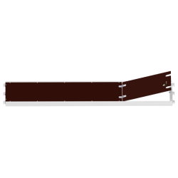 ALBLITZ - Plancher alu/bois avec trappe sans échelle 1.57 x 0.60 m - 3 crochets Type L