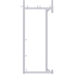 UNIFIX - Cadre porte-à-faux en acier 2.00 x 0.40 m