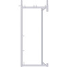 UNIFIX - Cadre porte-à-faux en acier 2.00 x 0.40 m