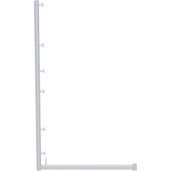 UNIFIX - Support pour filet de protection en acier 2.00 x 0.74 m