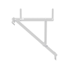 Console pour échafaudage de toit en aluminium 0.74 m