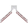 Alfix / UNIFIX - Fourche faîtière en aluminium 1.20 x 0.25 m