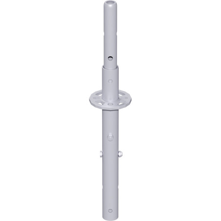 MODUL - Montant vertical en acier avec raccord de tube vissé 2.00 m