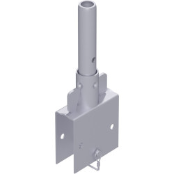 MODUL - Raccord à tubes pour doubles poutrelles en U et appui de tubes 0.40 m