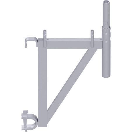 METRIQUE - Console avec accrochage pour support-plancher à tube 0.74 m
