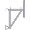 METRIQUE - Console avec accrochage pour support-plancher à tube 0.74 m