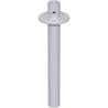 METRIQUE - Montant vertical en acier sans raccord de tube 0.46 m