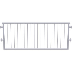 METRIQUE - Garde-corps d'escalier avec sécurité enfants en acier 2.50 x 1.10 m