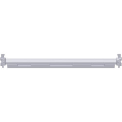 METRIQUE - Support-plancher à tube renforcé en acier 1.25 m