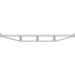METRIQUE - Double support-plancher à tube en acier 3.00 m