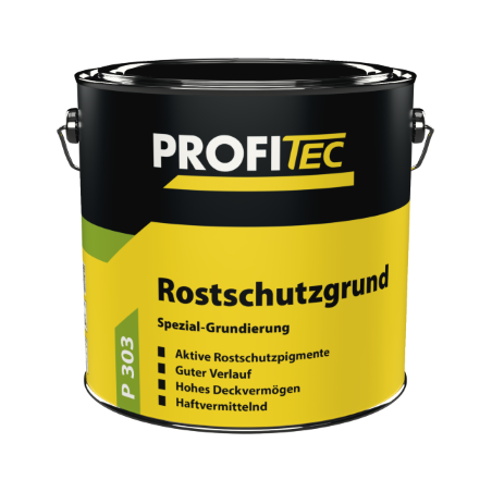 PROFITEC P303 Sous-couche Antirouille RAL 9010 - 2,5 L
