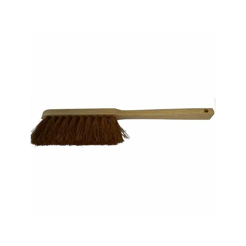 Balayette Coco Manche Bois 3 Rangs 70 mm - 47 cm