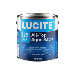 LUCITE 122 All Top Aqua Satin Blanc - 1L