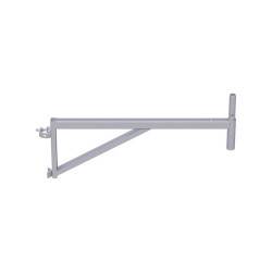 Alfix - Console en acier 1.09 m avec demi-collier 