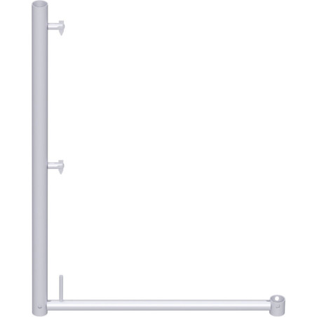 UNIFIX - Poteau de garde-corps long en acier 1.00 x 0.74 m