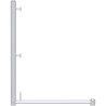 UNIFIX - Poteau de garde-corps long en acier 1.00 x 0.74 m