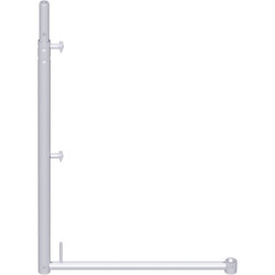 UNIFIX - Poteau de garde-corps long en acier 1.00 x 0.74 m