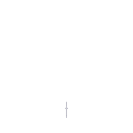 Montant vertical en acier avec raccord de tube moulé 0.50 m - MODUL