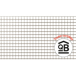 Treillis de façade - QB - maille 10 x 10 - rouleau de 50m² - coupé en 33 cm
